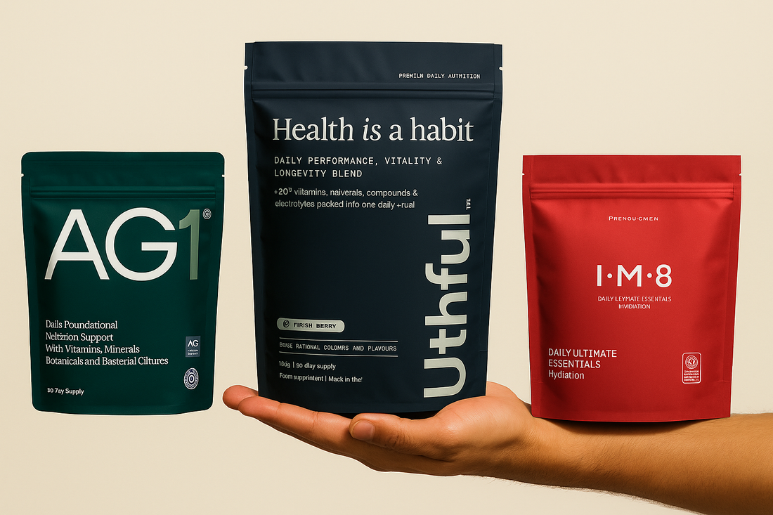 Uthful versus AG1 and IM8